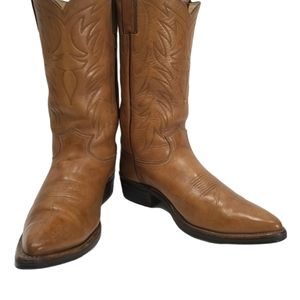 RARE JUSTIN 1121 Mens Mulehide Western Cowboy Boot